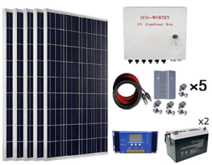 500 Watt Solar Panel Kit